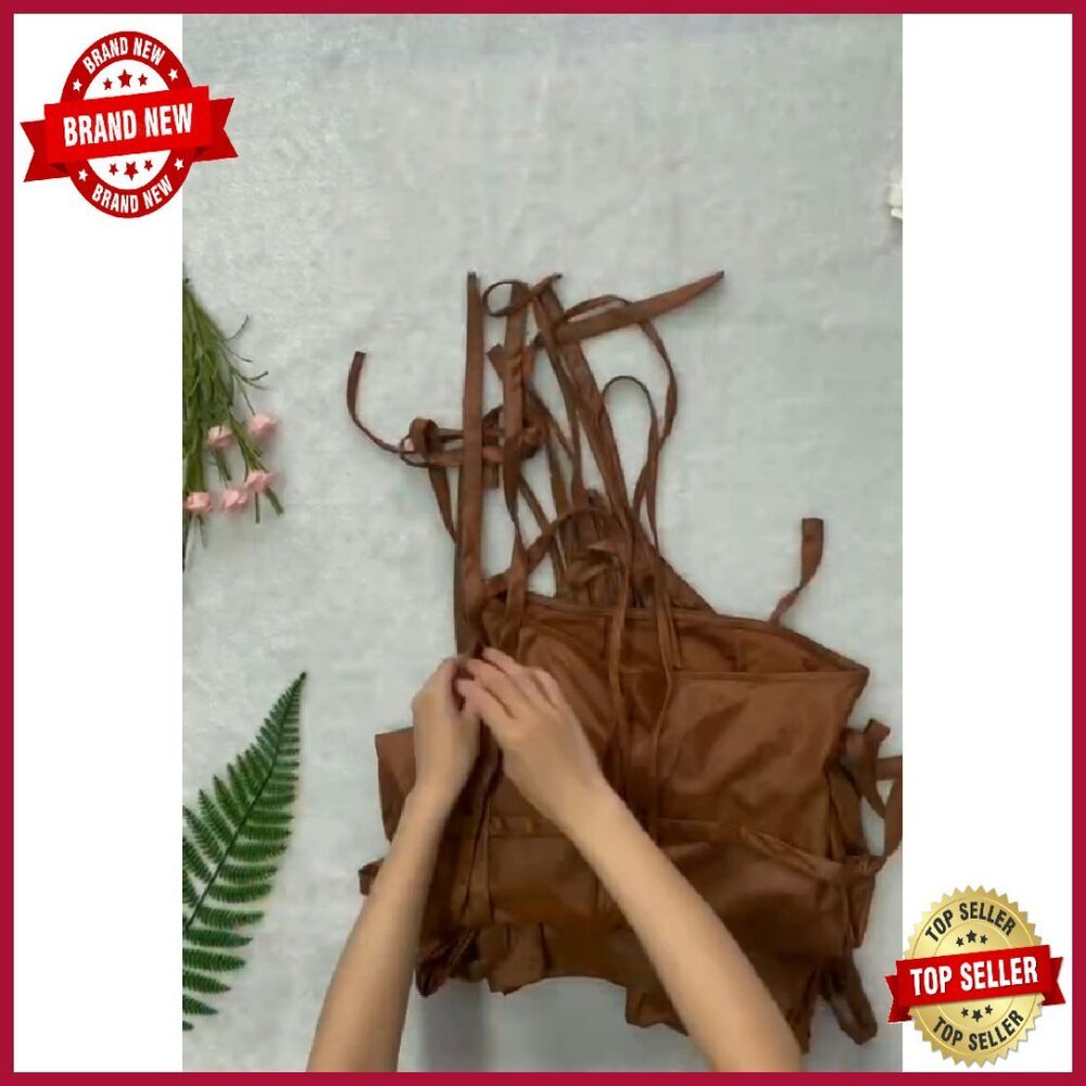 Sexy 2 Piece Bodycon Set, Polyester Spandex, Sleeveless Crop Top & Split Pants - Picture 5 of 5